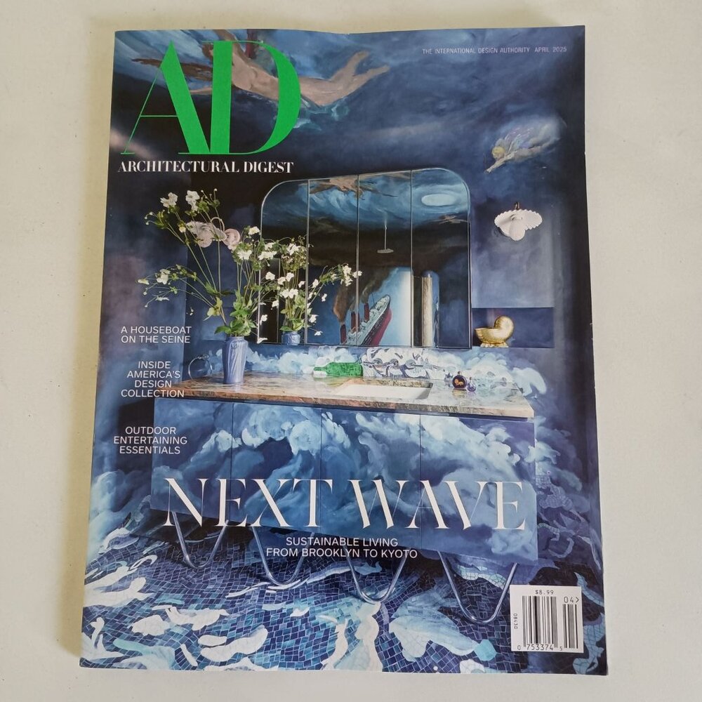 Architectural Digest magazine April 2025